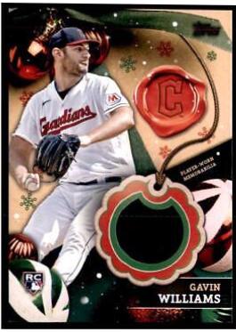2024 Topps Holiday Relic Gavin Williams #RC-GW card