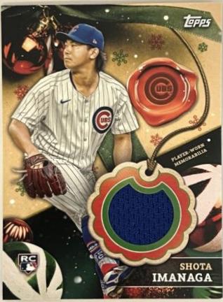 2024 Topps Holiday Relic Shota Imanaga #RC-SI card