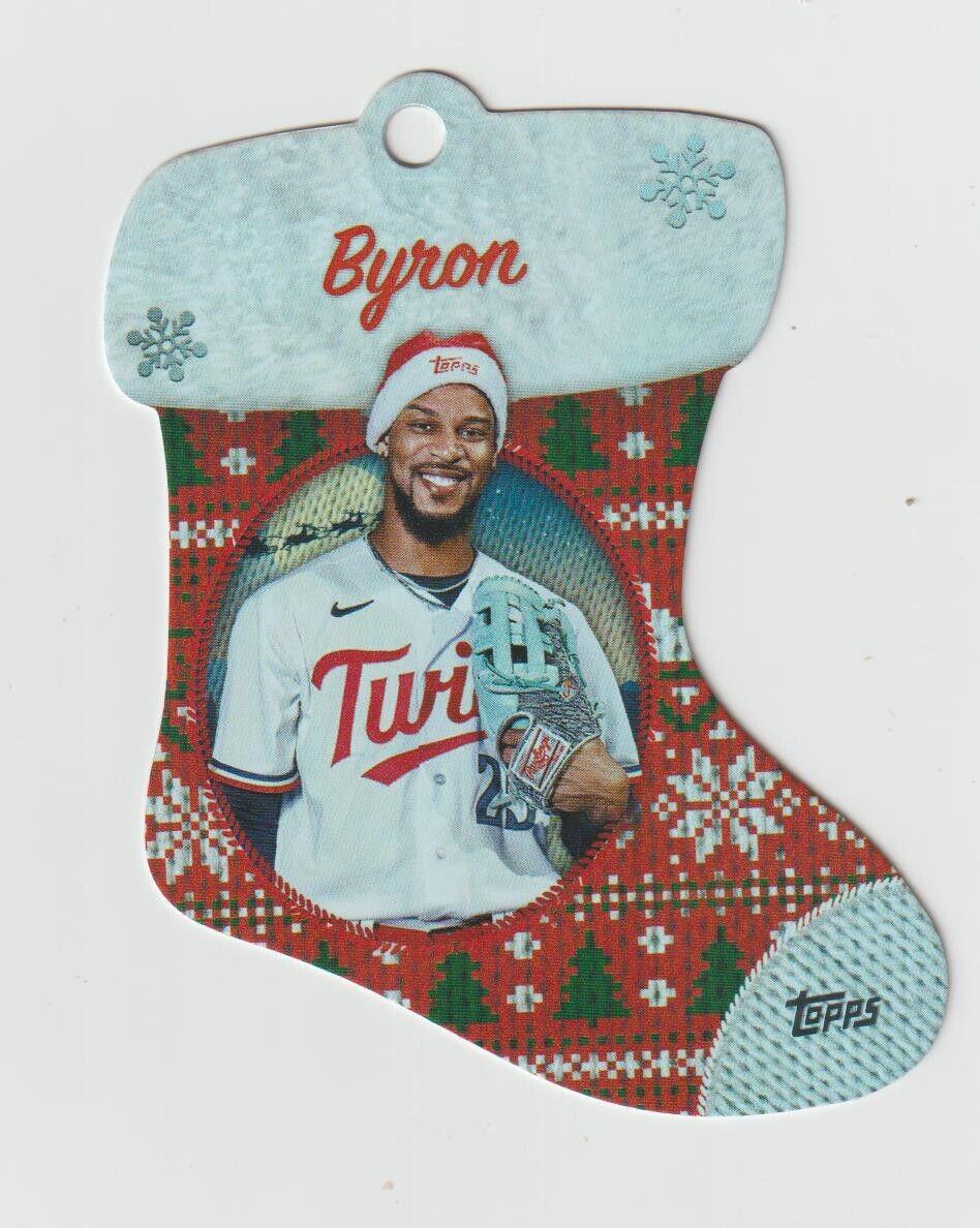 2024 Topps Holiday Stocking Die-Cut Ornament Byron Buxton #SDC-7 card