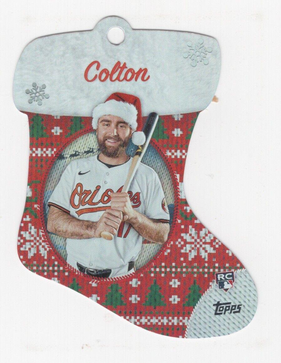 2024 Topps Holiday Stocking Die-Cut Ornament Colton Cowser #SDC-1 card