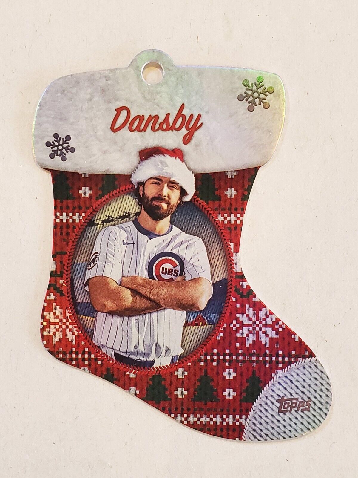 2024 Topps Holiday Stocking Die-Cut Ornament Dansby Swanson #SDC-19 card