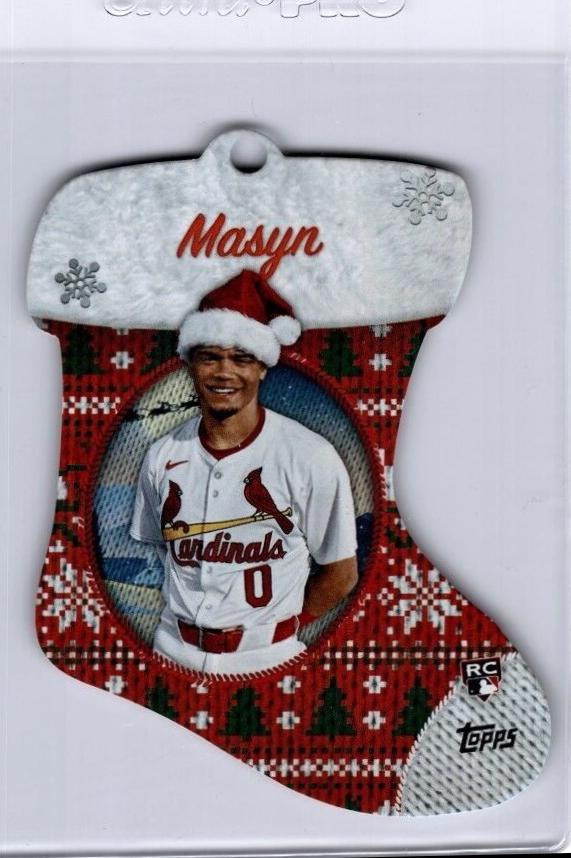 2024 Topps Holiday Stocking Die-Cut Ornament Masyn Winn #SDC-10 card