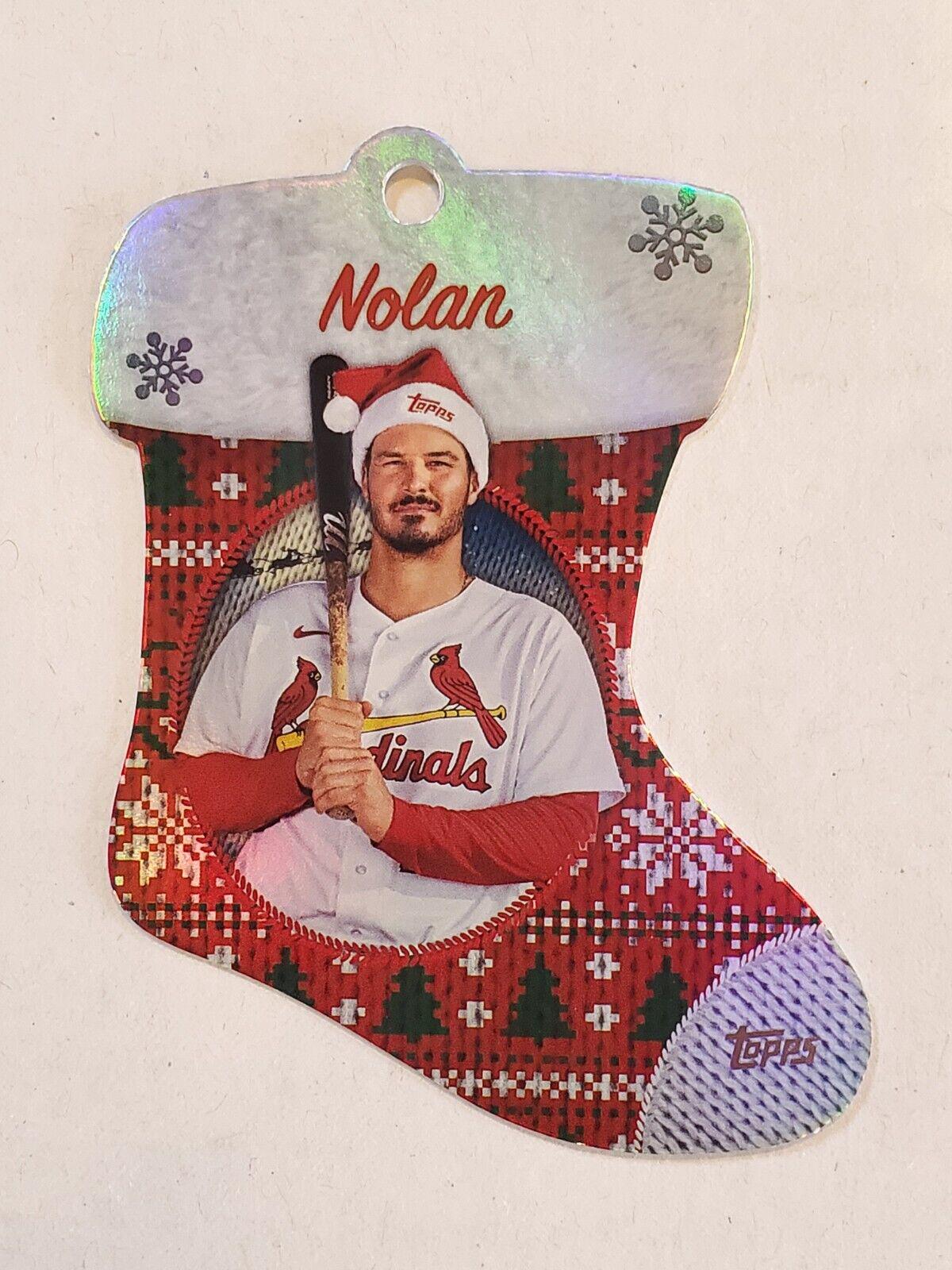 2024 Topps Holiday Stocking Die-Cut Ornament Nolan Arenado #SDC-18 card