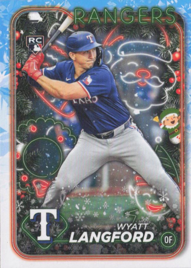 2024 Topps Holiday Wyatt Langford #H113 card