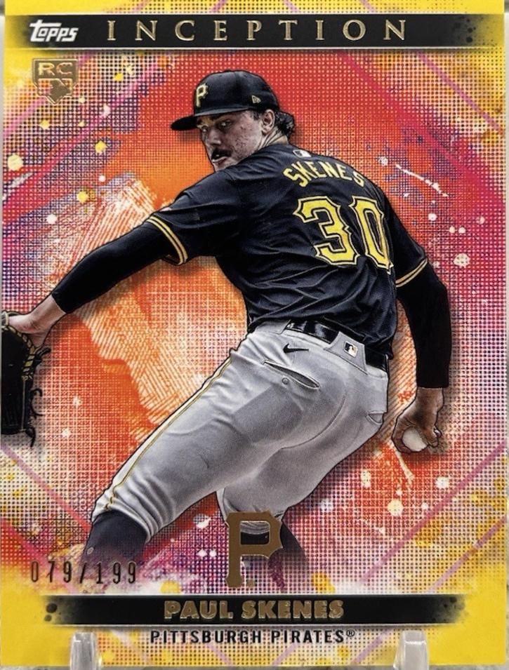 2024 Topps Inception Paul Skenes [Yellow] #13 card