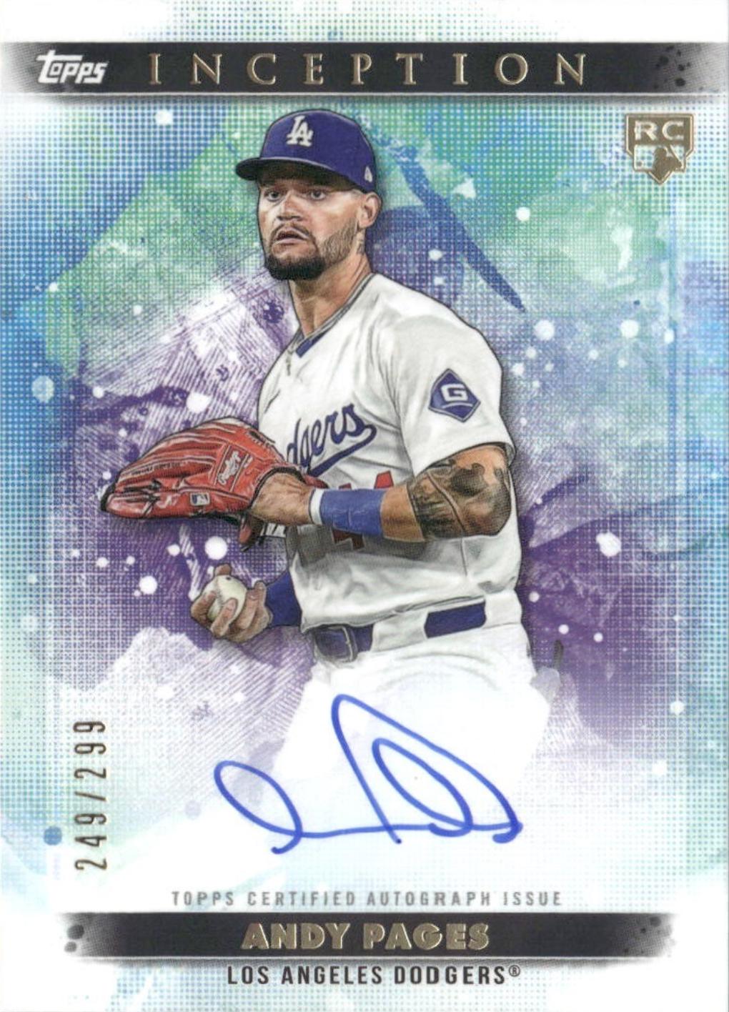 2024 Topps Inception Rookie And Emerging Star Autograph Andy Pages #BRES-AP card