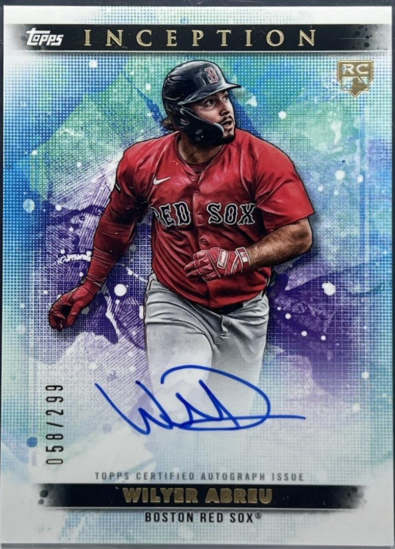 2024 Topps Inception Rookie And Emerging Star Autograph Wilyer Abreu #BRES-WA card