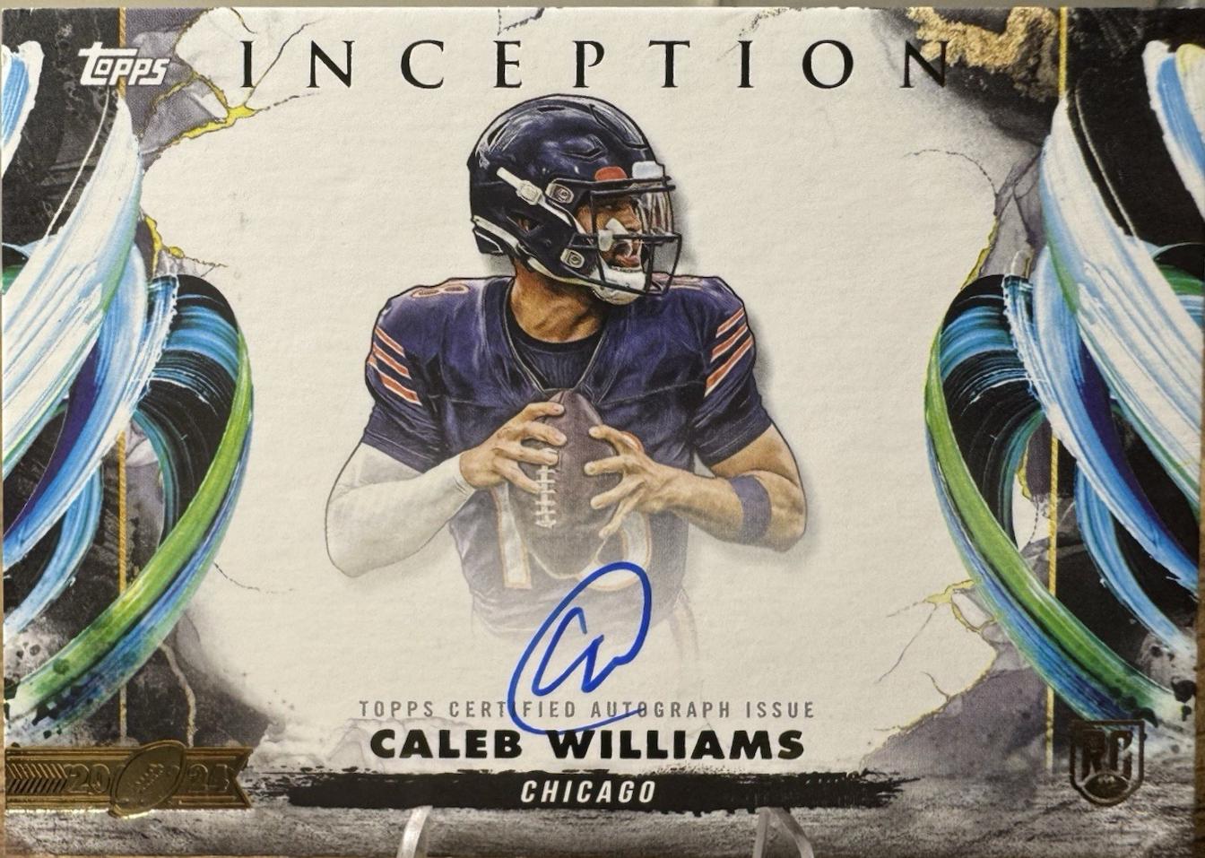 2024 Topps Inception Rookie Autograph Variation Caleb Williams #RAV-CW card
