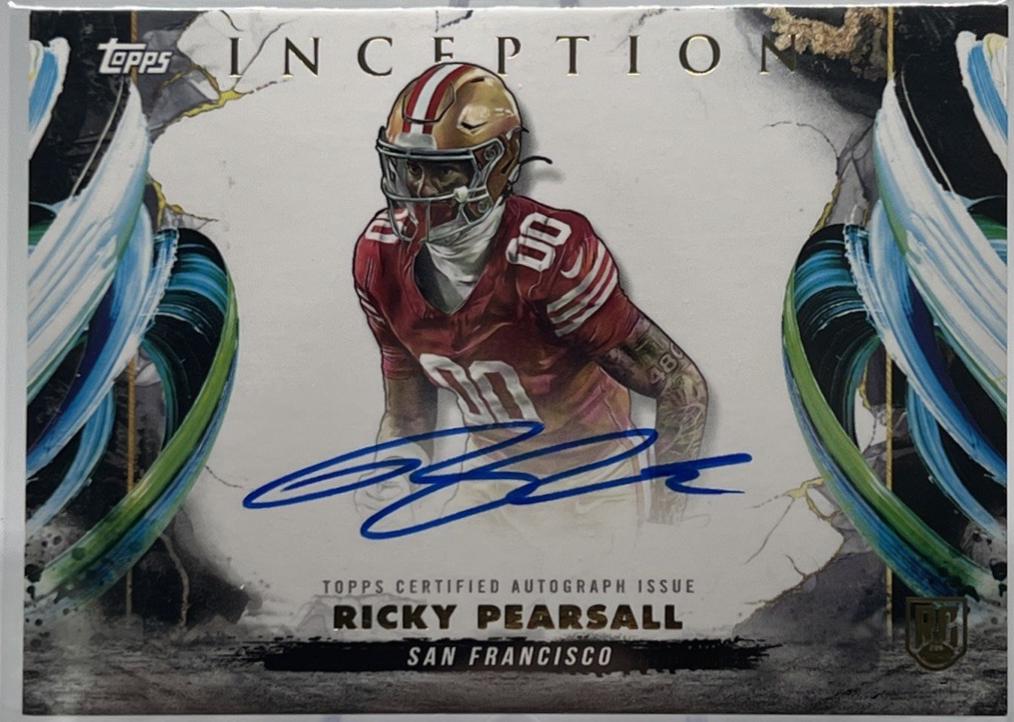 2024 Topps Inception Rookie Autograph Variation Ricky Pearsall #RAV-RP card