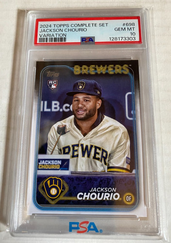 2024 Topps Jackson Chourio [Complete Set SP] #698 card