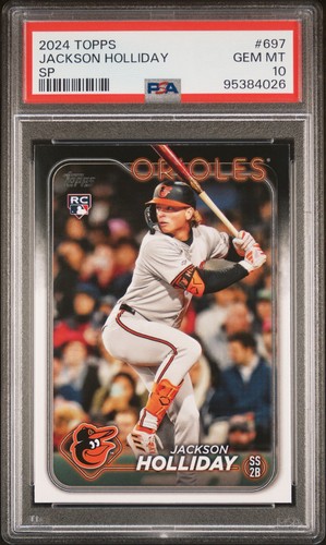 2024 Topps Jackson Holliday [Factory Image Variation] #697 card
