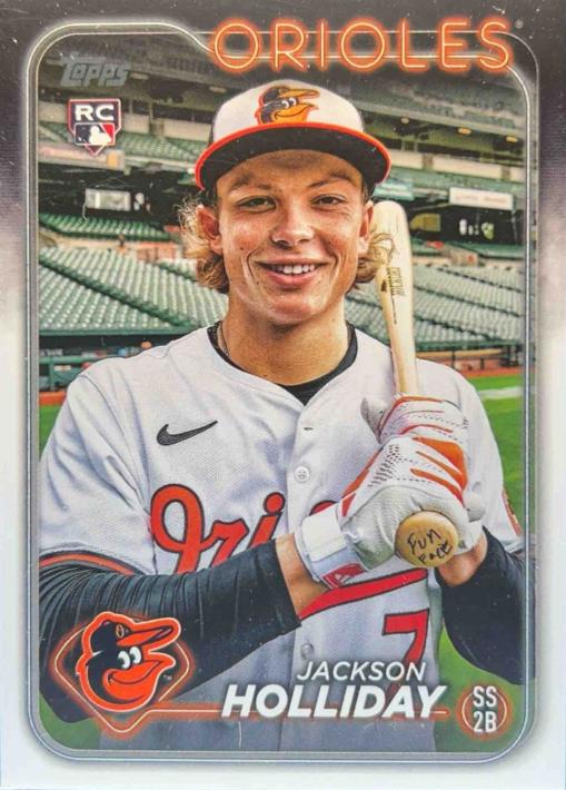 2024 Topps Jackson Holliday [Fun Face SP] #697 card