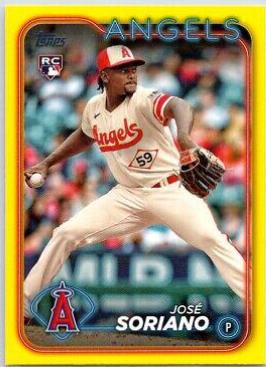 2024 Topps Jose Soriano [Yellow] #15 card