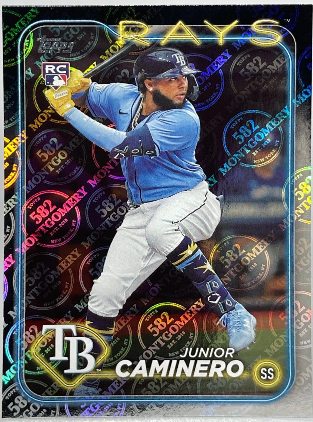 2024 Topps Junior Caminero [582 Montgomery Club] #628 card