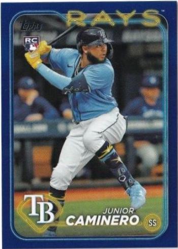 2024 Topps Junior Caminero [Royal Blue] #628 card