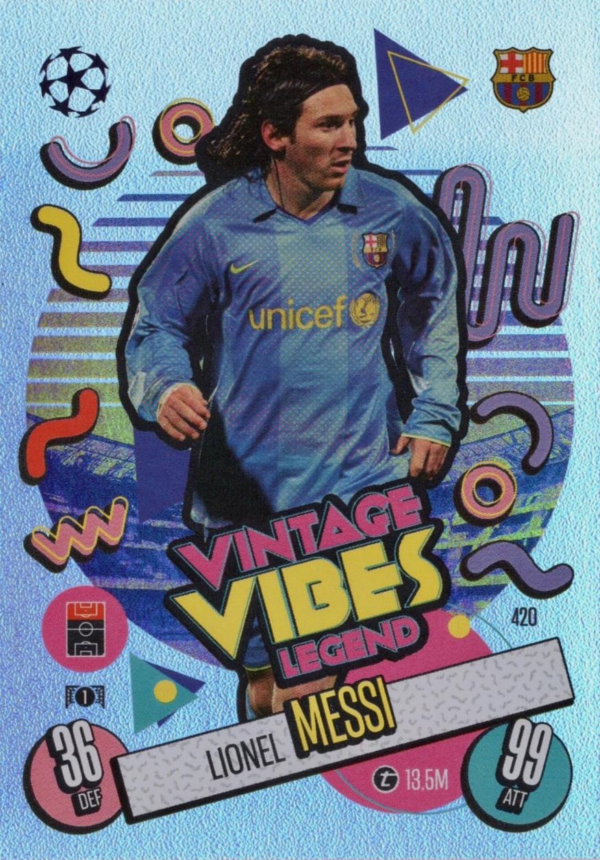 2024 Topps Match Attax UEFA Lionel Messi #420 card