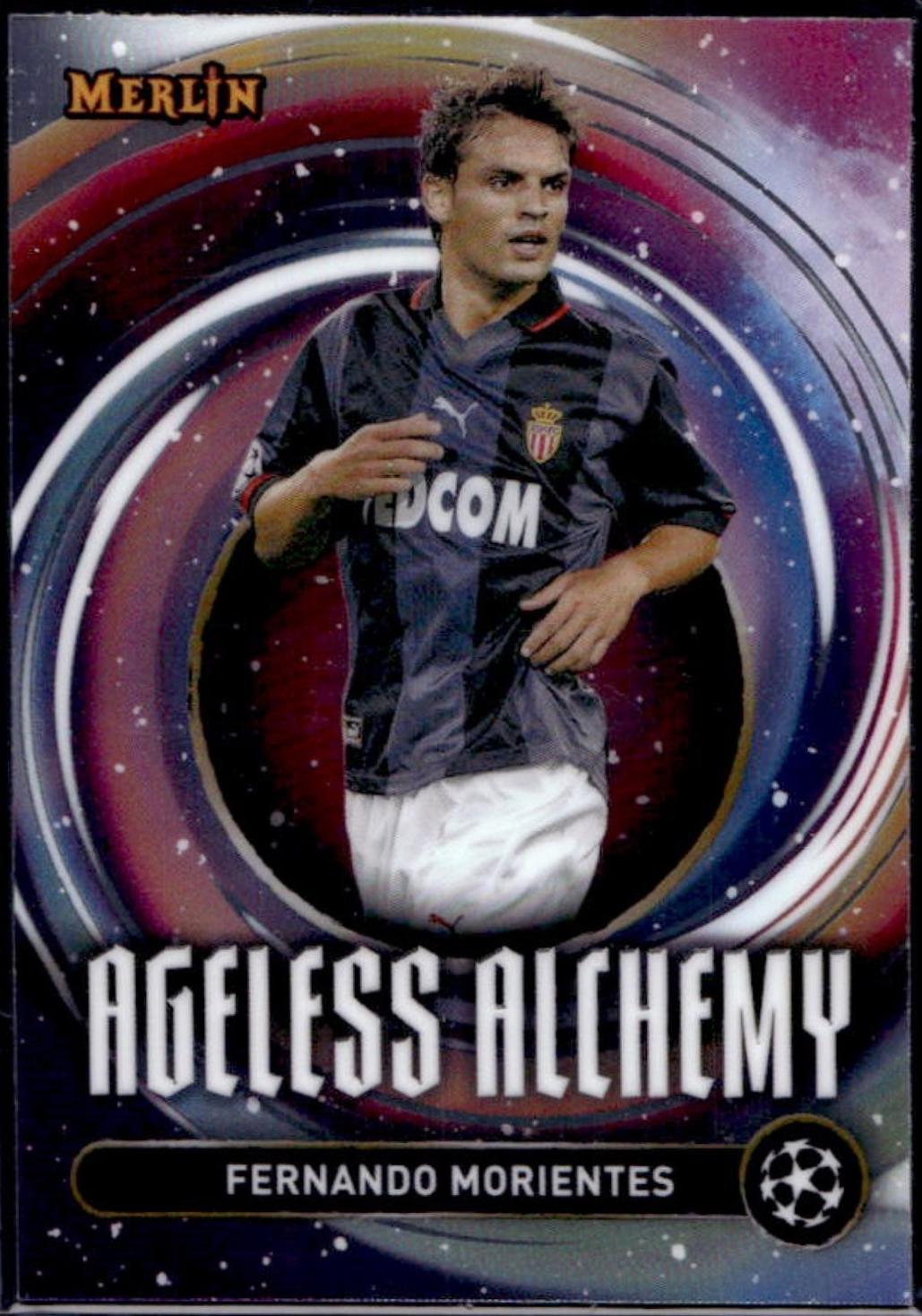 2024 Topps Merlin UEFA Ageless Alchemy Fernando Morientes #AA-23 card