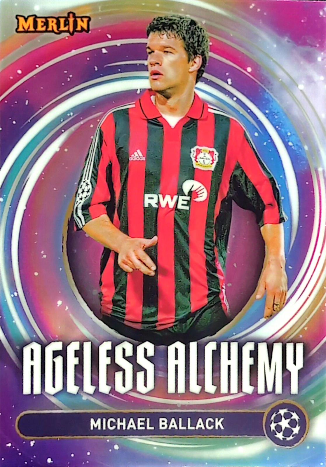 2024 Topps Merlin UEFA Ageless Alchemy Michael Ballack #AA-14 card