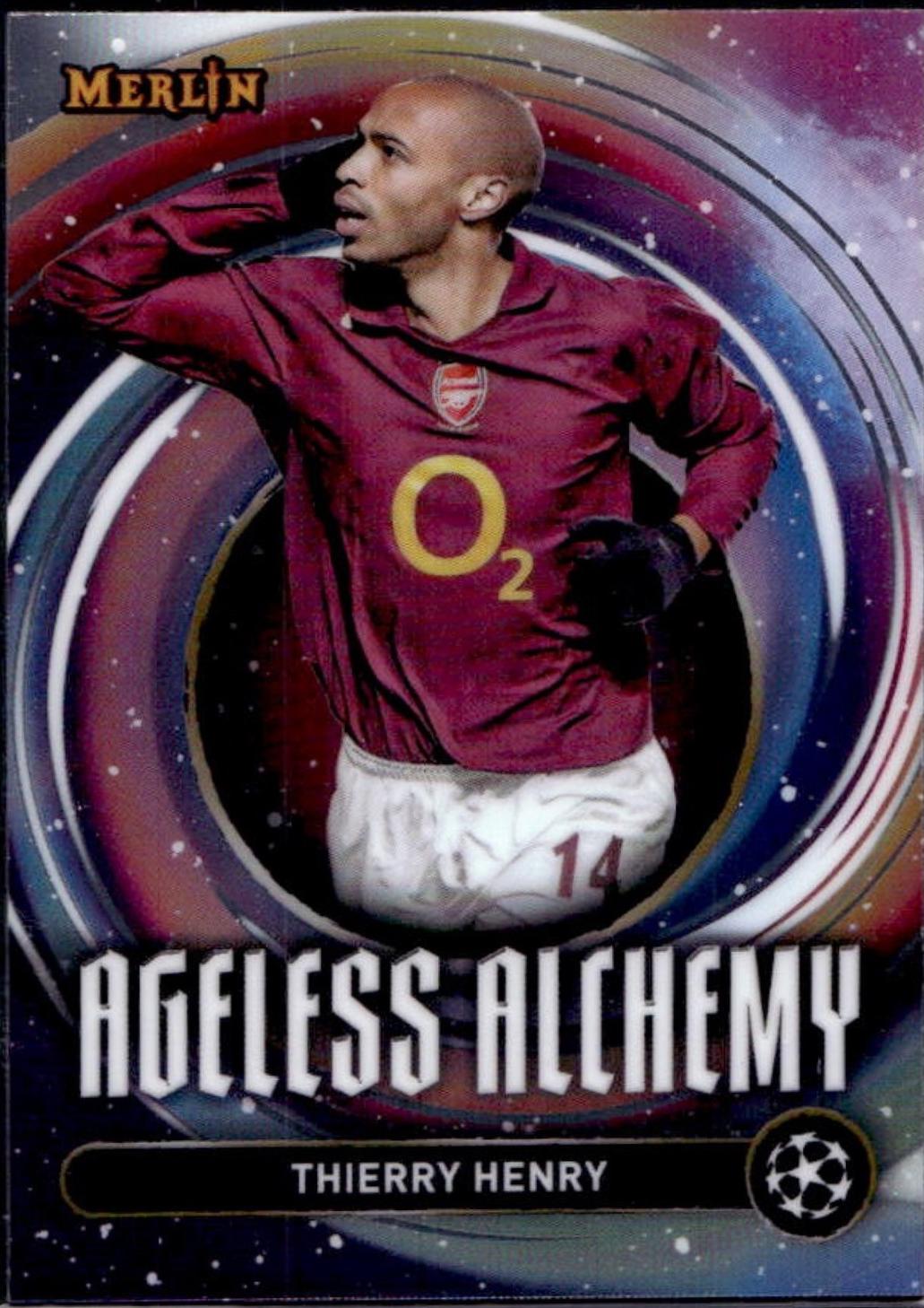 2024 Topps Merlin UEFA Ageless Alchemy Thierry Henry #AA-18 card