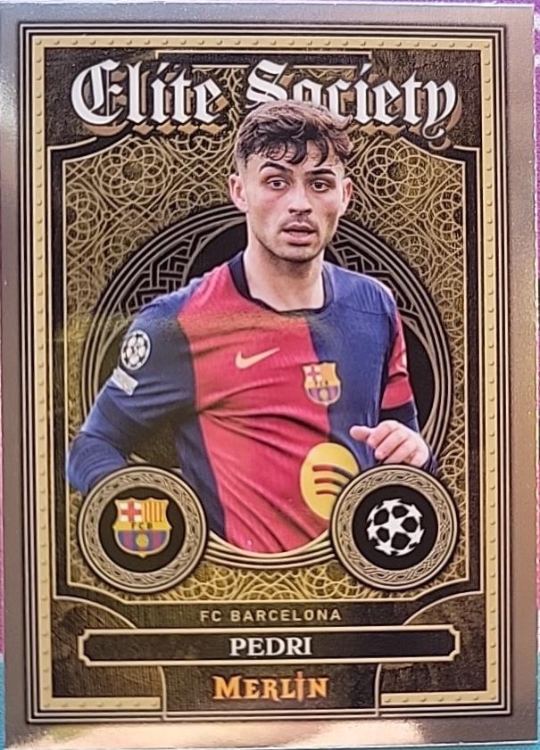 2024 Topps Merlin UEFA Elite Society Pedri #ES-7 card