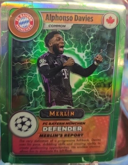 2024 Topps Merlin UEFA Gamers Alphonso Davies #MG-19 card