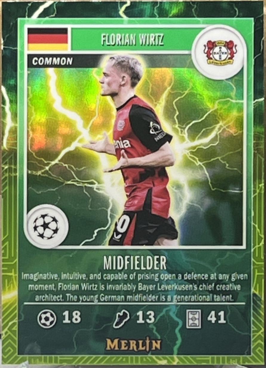 2024 Topps Merlin UEFA Gamers Florian Wirtz #MG-9 card