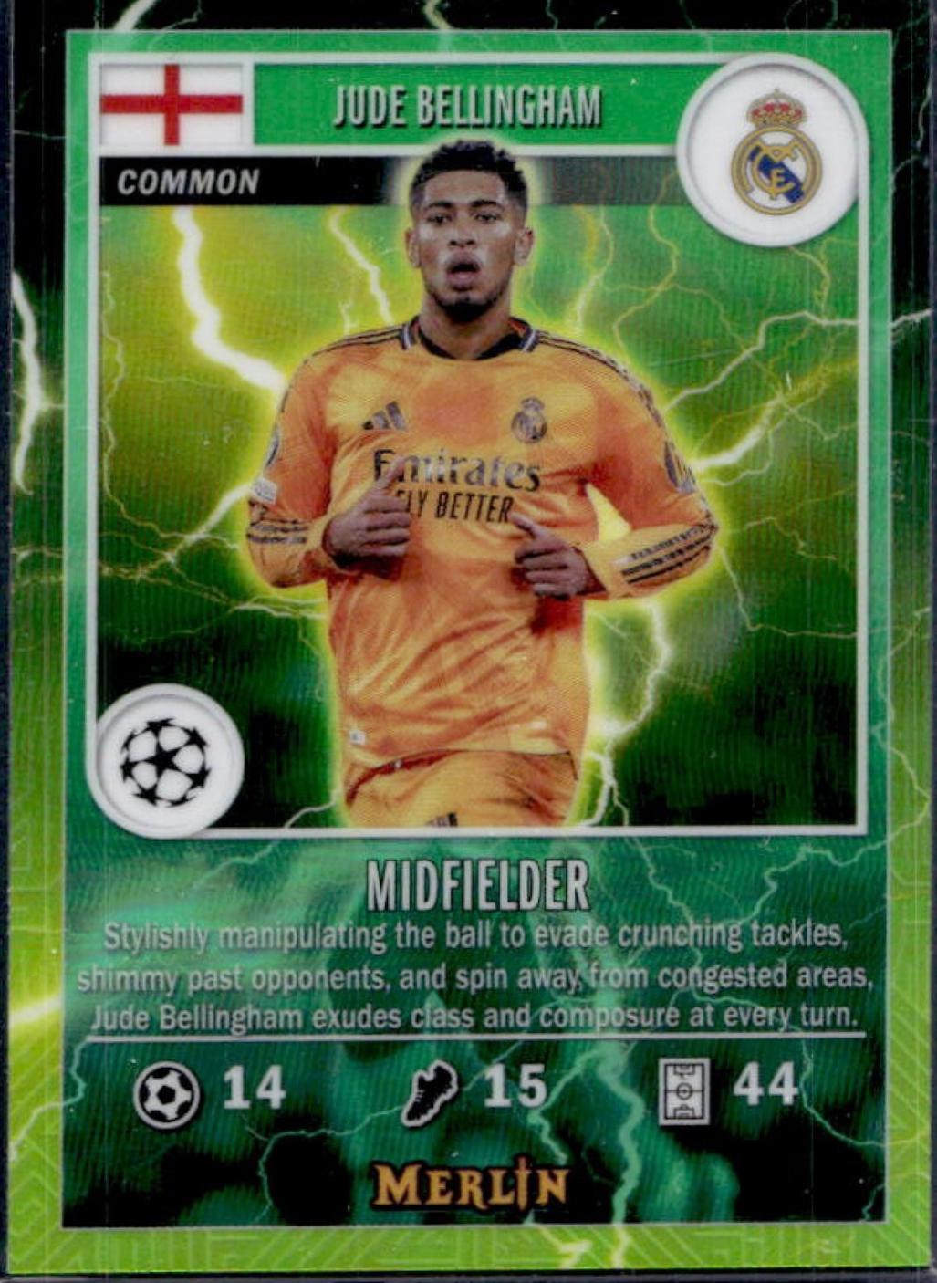 2024 Topps Merlin UEFA Gamers Jude Bellingham #MG-40 card