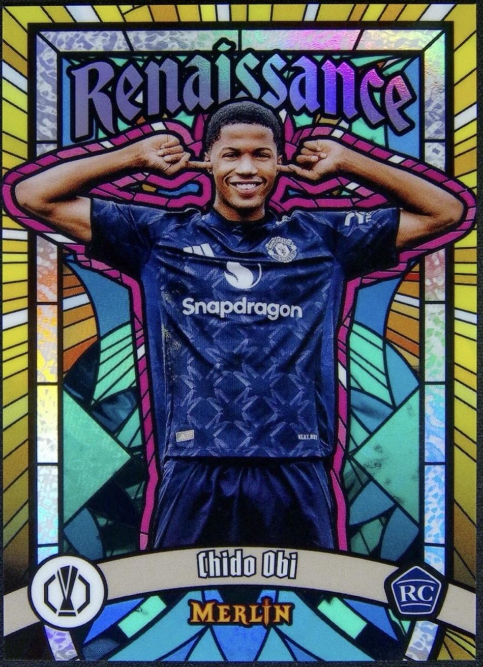 2024 Topps Merlin UEFA Renaissance Chido Obi #R-2 card