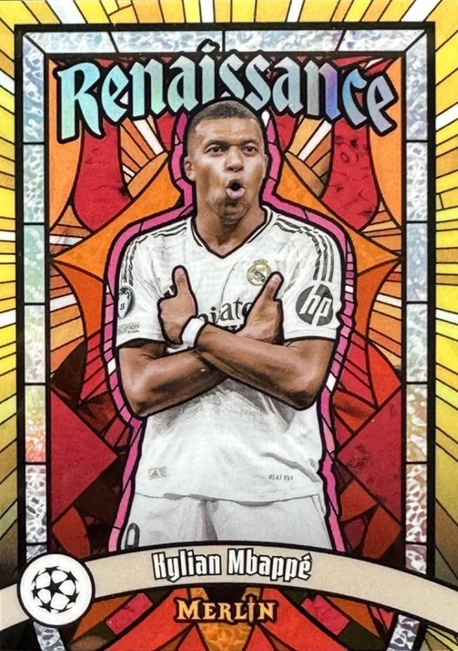 2024 Topps Merlin UEFA Renaissance Kylian Mbappe #R-17 card