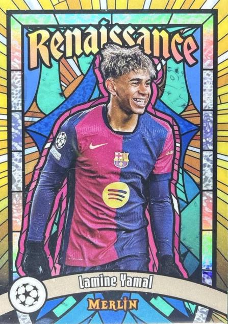 2024 Topps Merlin UEFA Renaissance Lamine Yamal #R-6 card