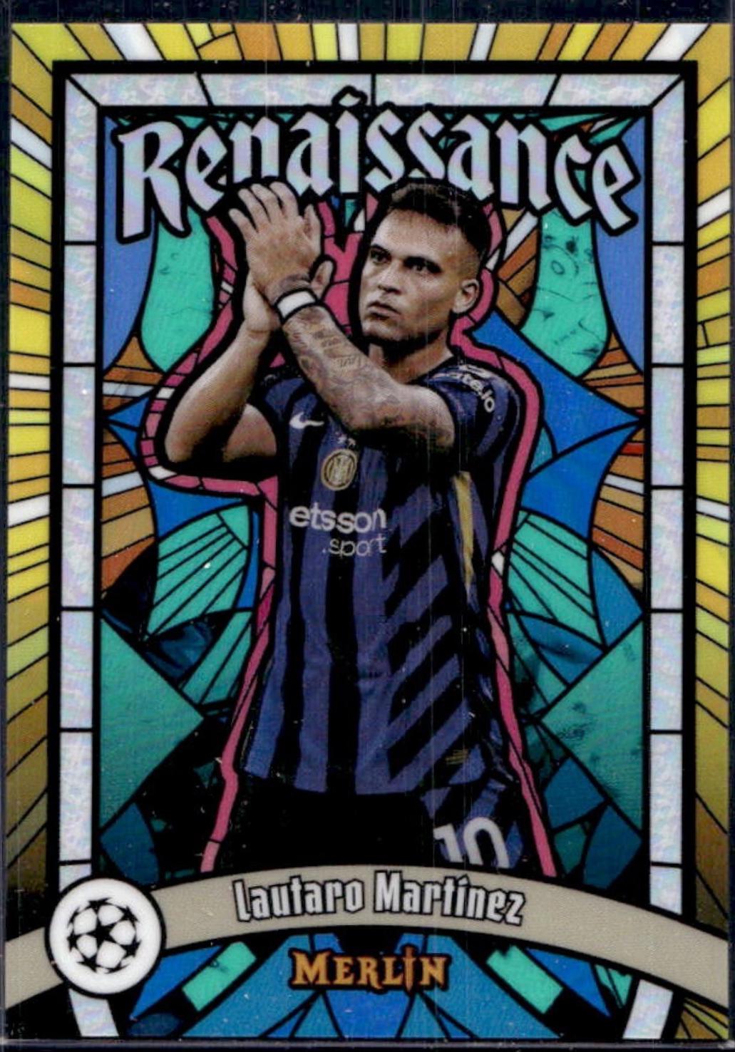 2024 Topps Merlin UEFA Renaissance Lautaro Martinez #R-5 card