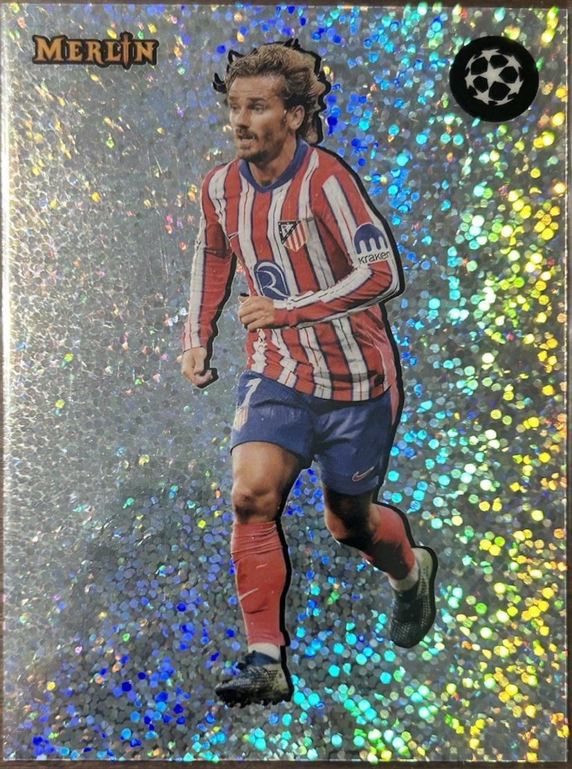 2024 Topps Merlin UEFA The Shiny Antoine Griezmann #S-3 card