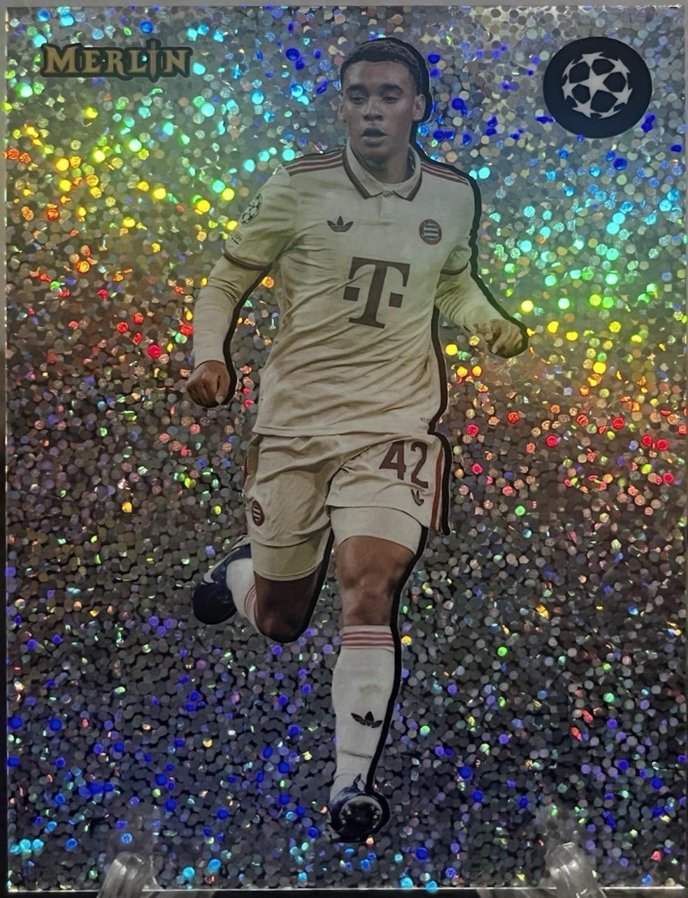 2024 Topps Merlin UEFA The Shiny Jamal Musiala #S-10 card