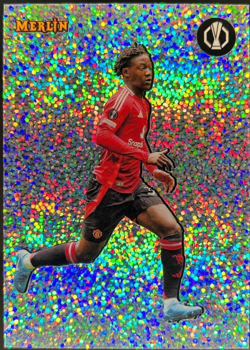 2024 Topps Merlin UEFA The Shiny Kobbie Mainoo #S-18 card