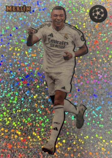 2024 Topps Merlin UEFA The Shiny Kylian Mbappe #S-9 card