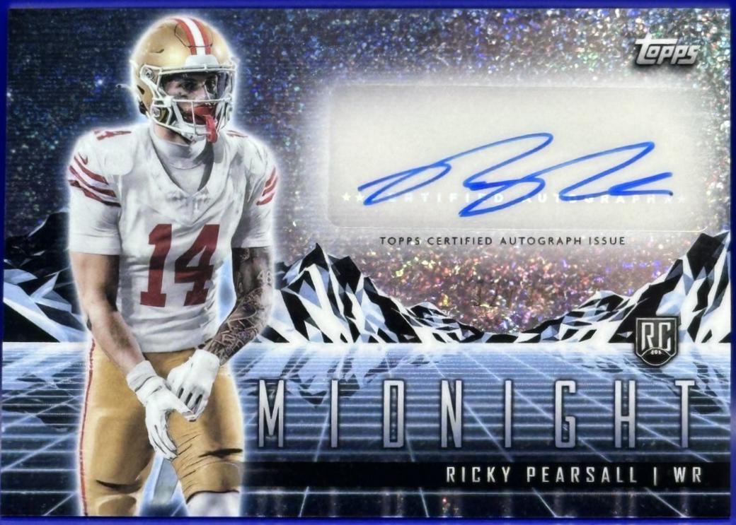 2024 Topps Midnight Rookie Horizon Autograph Ricky Pearsall #RHS-RP card