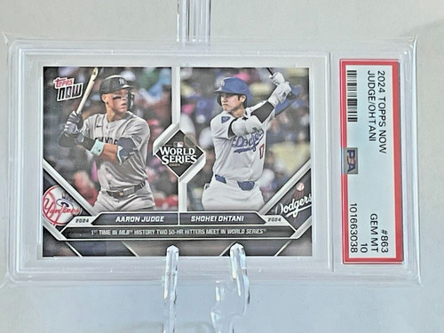 2024 Topps Now Aaron Judge / Shohei Ohtani #863 card