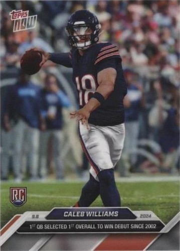 2024 Topps Now Caleb Williams #2 card