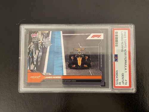 2024 Topps Now Formula 1 Lando Norris #78 card