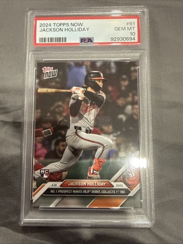 2024 Topps Now Jackson Holliday #61 card