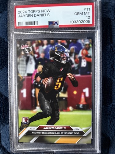 2024 Topps Now Jayden Daniels #11 card