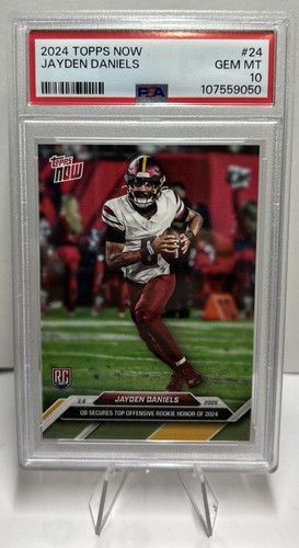 2024 Topps Now Jayden Daniels #24 card