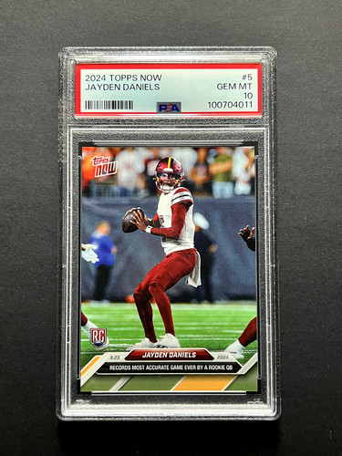 2024 Topps Now Jayden Daniels #5 card