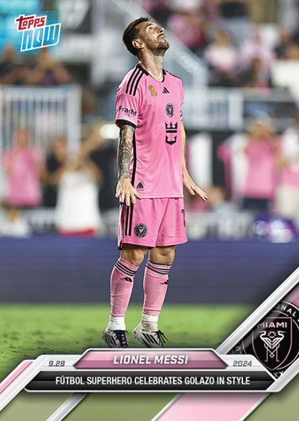 2024 Topps Now MLS Lionel Messi #134 card