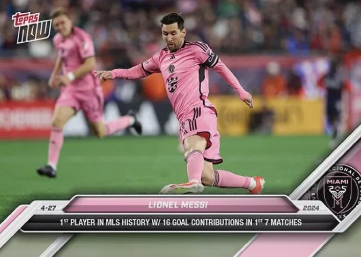 2024 Topps Now MLS Lionel Messi #43 card