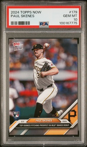 2024 Topps Now Paul Skenes #179 card