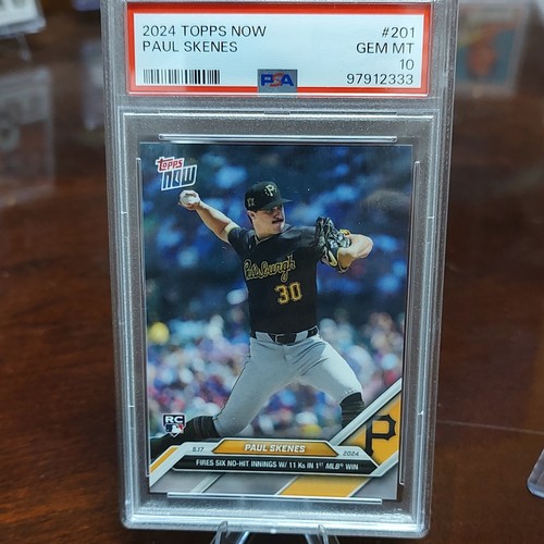 2024 Topps Now Paul Skenes #201 card