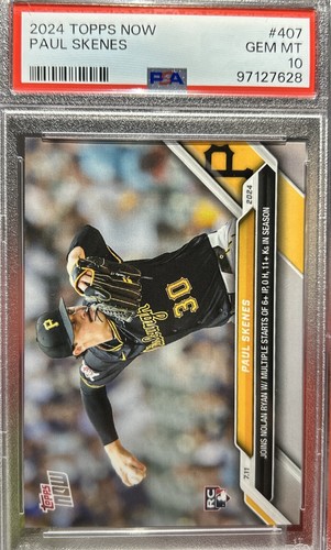 2024 Topps Now Paul Skenes #407 card