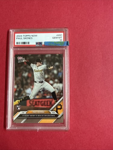 2024 Topps Now Paul Skenes #491 card