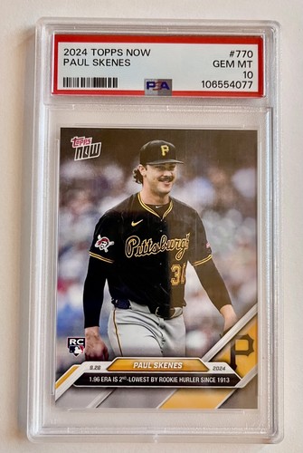 2024 Topps Now Paul Skenes #770 card